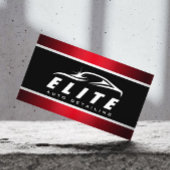 Carte De Visite Détail automatique Spa automatique moderne Black R