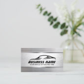 Carte De Visite Détail automatique Texture métallique moderne Auto (Debout devant)