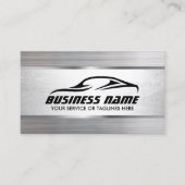 Carte De Visite Détail automatique Texture métallique moderne Auto (Devant)