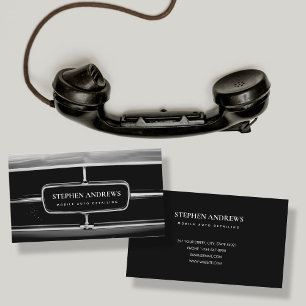 Carte De Visite Détail automatique vintage Nettoyage automatique R