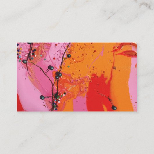 Carte De Visite "Détail d'arbre de myrtille " (Devant)