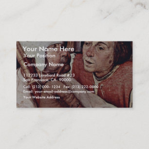 Carte De Visite Détail de Bauerntanzgässchen par Bruegel D. Ä.