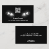 Carte De Visite Détail de la fonction de restauration du phare QR (Devant / Derrière)