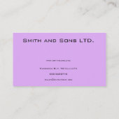 Carte De Visite Détail de la moto rouge (Dos)