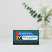 Carte De Visite Détail de la plaque de voiture Creative (Debout devant)