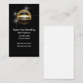 Carte De Visite Détail de la voiture Cool classique (Devant / Derrière)