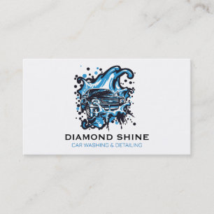 Carte De Visite Détail de la voiture professionnelle moderne netto