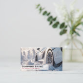 Carte De Visite Détail de la voiture professionnelle moderne netto (Debout devant)