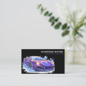 Carte De Visite Détail de la voiture professionnelle moderne netto (Debout devant)