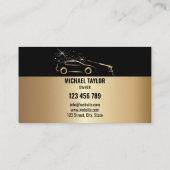 Carte De Visite Détail de l'auto de lavage de pression du service  (Dos)