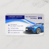 Carte De Visite Détail de l'automobile moderne | (Devant)