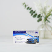 Carte De Visite Détail de l'automobile moderne | (Debout devant)