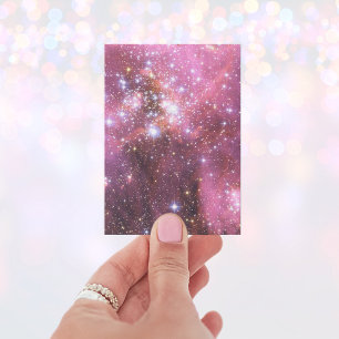 Carte De Visite Détail de NGC 346 en rose