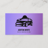 Carte De Visite Détail de voiture violet (Devant)