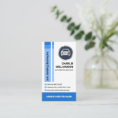 Carte De Visite Détail du lessivage automatique des voitures à l'o (Debout devant)