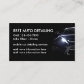 Carte De Visite Détail du véhicule cool (Devant)