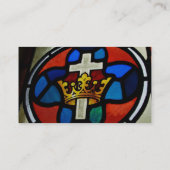 Carte De Visite Détail en verre souillé (Dos)