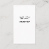 Carte De Visite Détaillant automatique de lavage de pression, Lave (Dos)