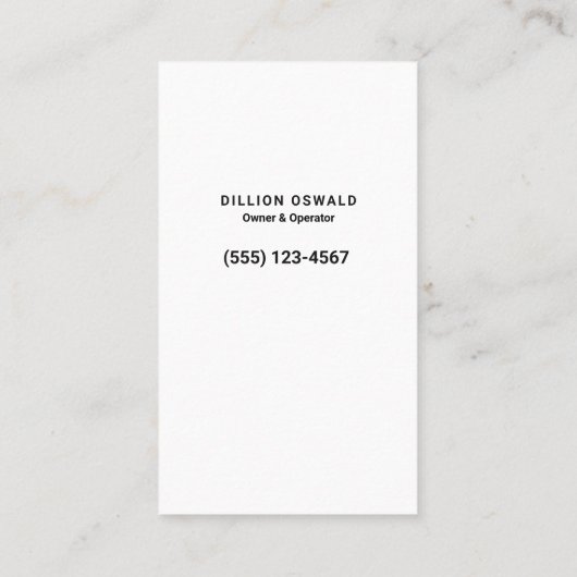 Carte De Visite Détaillant automatique de lavage de pression, Lave (Dos)