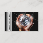 Carte De Visite Détaillant de bijoux en diamant (Devant)