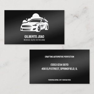 Carte De Visite Détaillant de voiture mobile