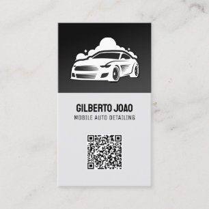 Carte De Visite Détaillant de voiture QR personnalisé
