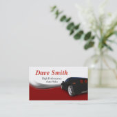 Carte De Visite Détaillant et service de voiture (Debout devant)