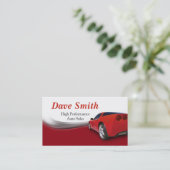 Carte De Visite Détaillant et service de voiture (Debout devant)