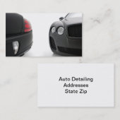 Carte De Visite Détailler de luxe (Devant / Derrière)