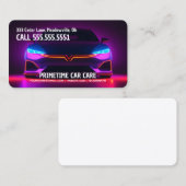 Carte De Visite Détailleur automatique Neon (Devant / Derrière)