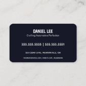 Carte De Visite 🏎️ Détailleur automatique Neon (Dos)