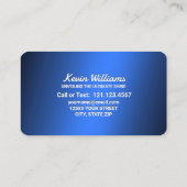 Carte De Visite Détailleur de voiture (Dos)