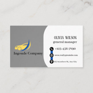 Carte De Visite Détails Automobiles Professionnels & Services de S
