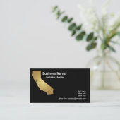 Carte de visite d'état de la Californie d'or (Debout devant)