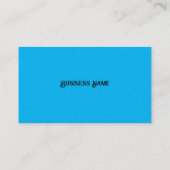 Carte de visite d'été (Dos)