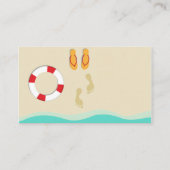 Carte de visite d'été (Dos)