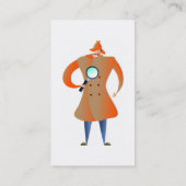 Carte De Visite Détective (Dos)
