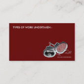 Carte De Visite Détective privé (Dos)