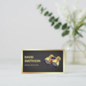 Carte De Visite Détective privé Black Mesh (Debout devant)