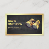 Carte De Visite Détective privé Black Mesh (Devant)