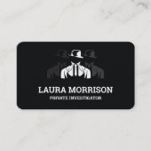 Carte De Visite Détective privée noire (Devant)