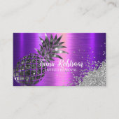 CARTE DE VISITE d'étincelle de Parties scintillant (Devant)