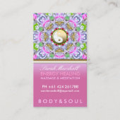 Carte de visite d'étincelle holistique de guérison (Devant)