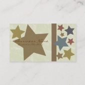 Carte de visite d'étoile (Dos)