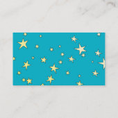 Carte de visite d'étoiles (Dos)