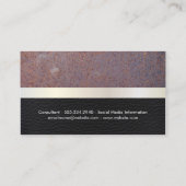 Carte De Visite Détruit | Cuir (Dos)