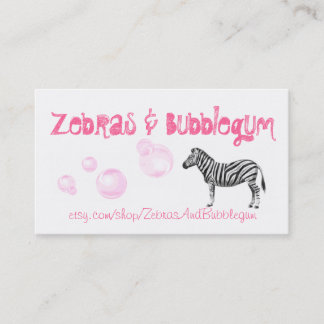 Carte de visite d'Etsy - personnalisable
