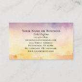 Carte De Visite Deutéronome 31:6 Ne crains pas Je vais avec vous B (Dos)