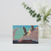 Carte De Visite Deux aigles par Maynard Dixon (Debout devant)