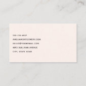 Carte De Visite Deux beaux chevaux Boho occidental (Dos)